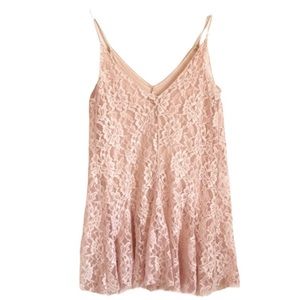 [NWT] Zara | Lace Floral Romantic Feminine Cream Dress Size S